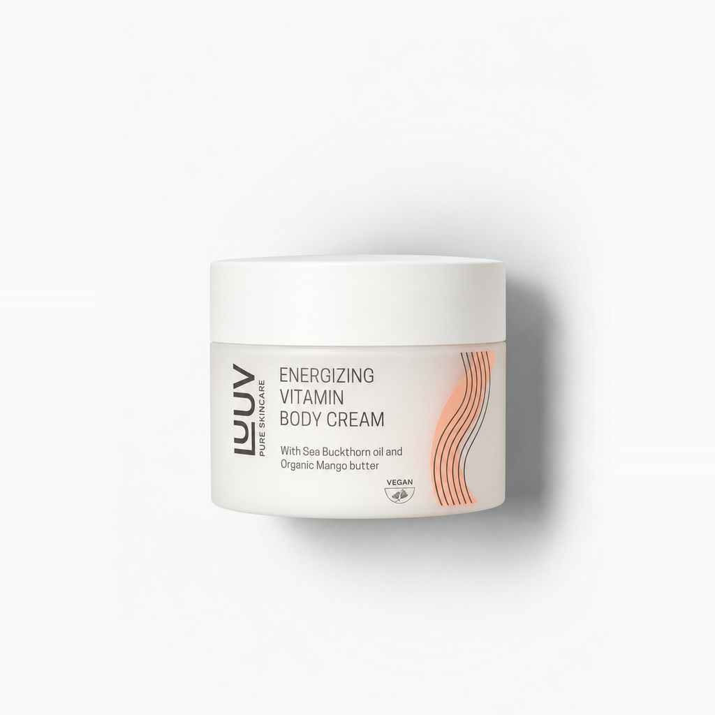 LUUV Sea Buckthorn and Carrot Body Cream with Mango Butter, 200ml