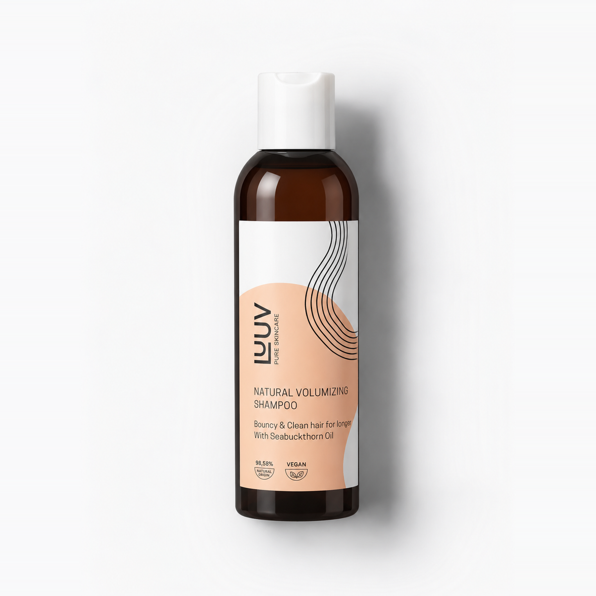 LUUV Natürliches Sanddorn-Shampoo, 250 ml
