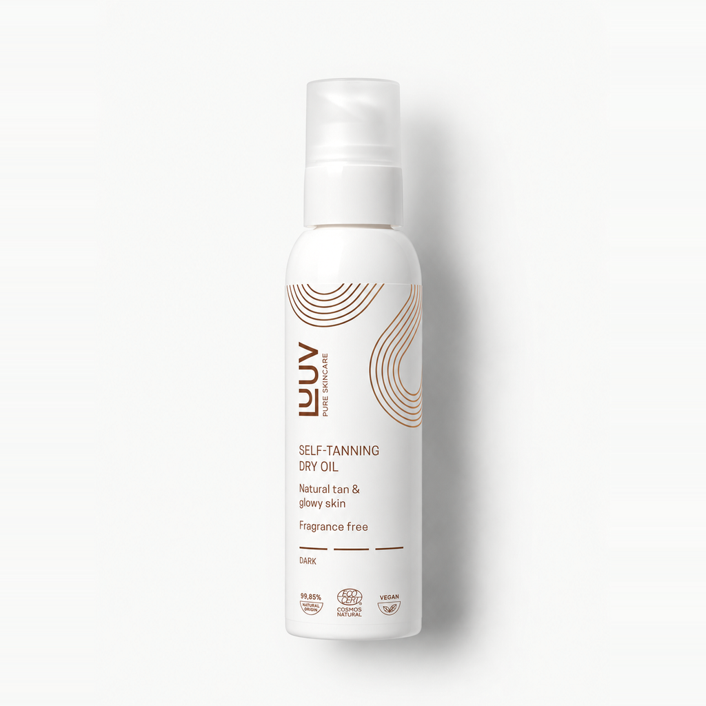 LUUV Natural Self Tanning Dry Oil Dark COSMOS, 150ml