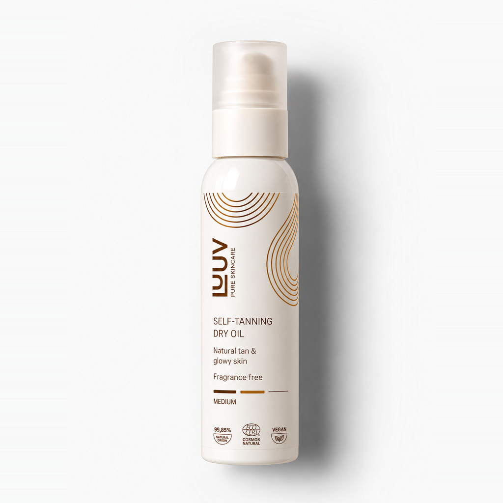 LUUV Natural Self Tanning Dry Oil Medium COSMOS, 150ml