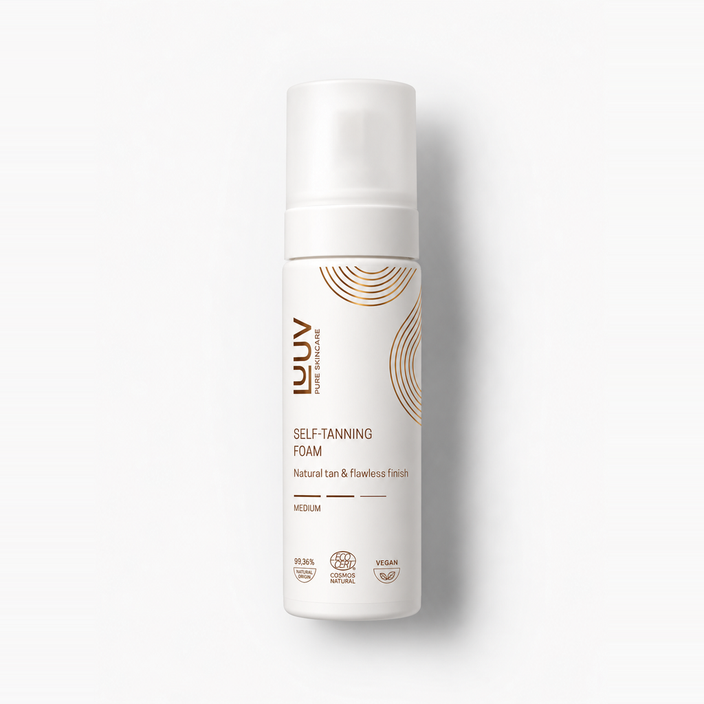 LUUV Natural Self Tanning Foam Medium COSMOS, 150ml
