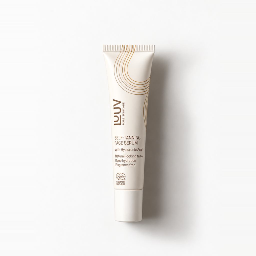 LUUV Self-Tanning Face Serum With Hyaluronic Acid, 20ml