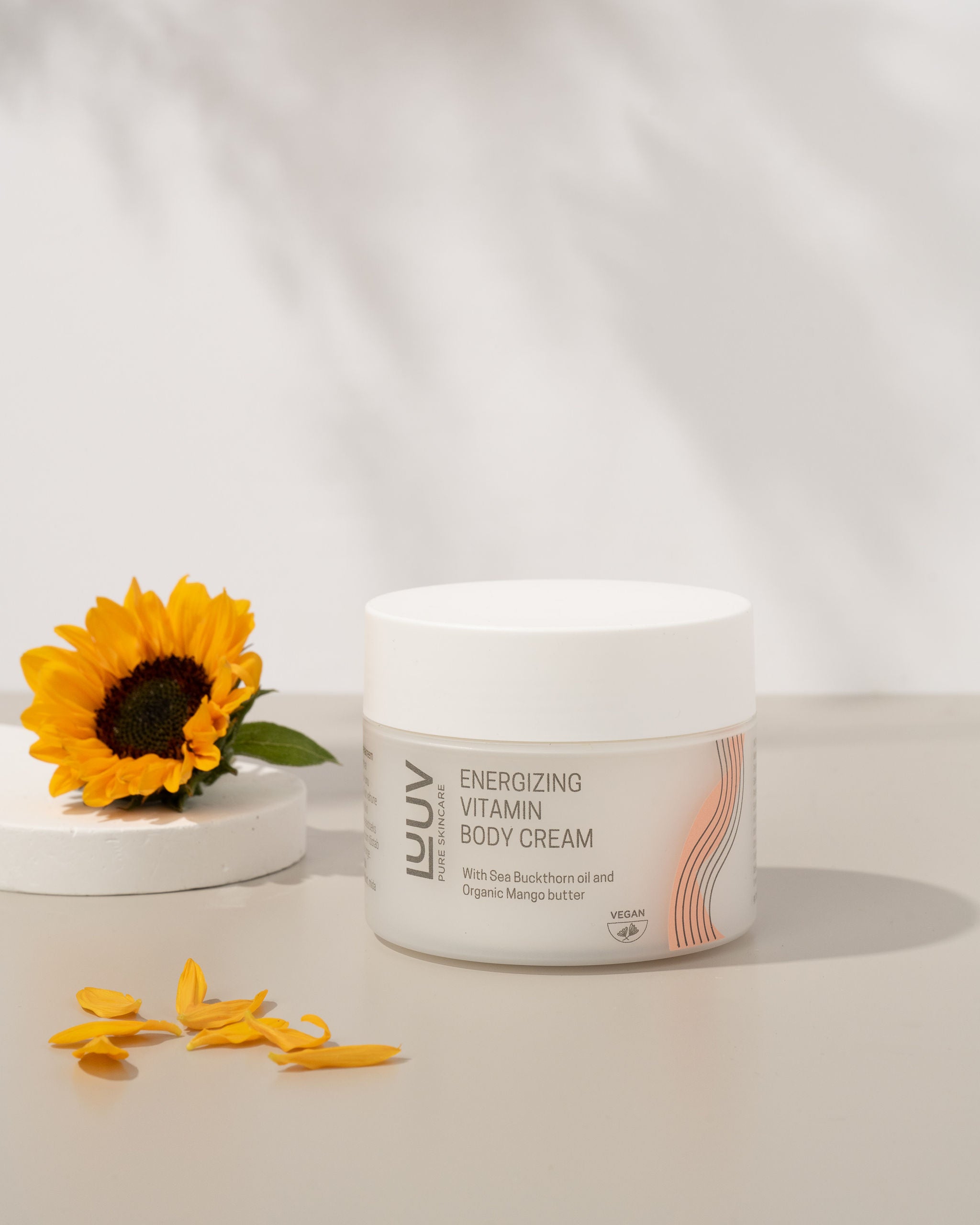 Sea Buckthorn and Carrot Body Cream with Mango Butter — main product view on white background