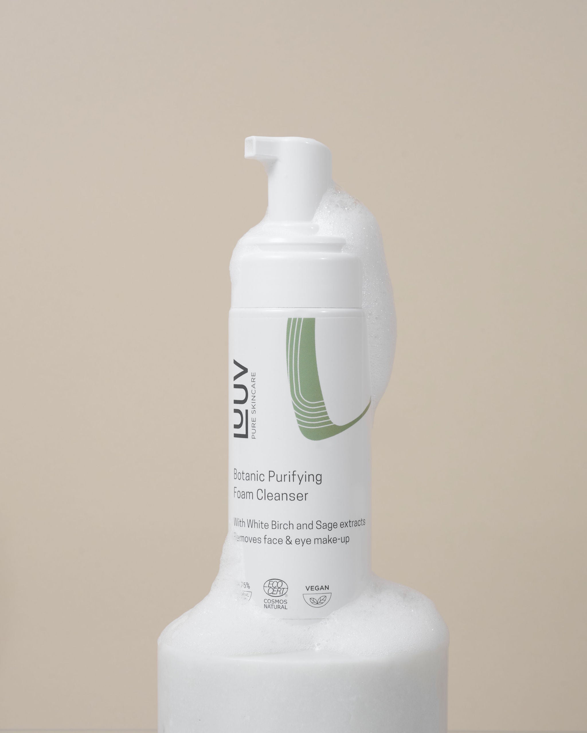 Botanic Purifying Foam Cleanser COSMOS — product packaging front detail