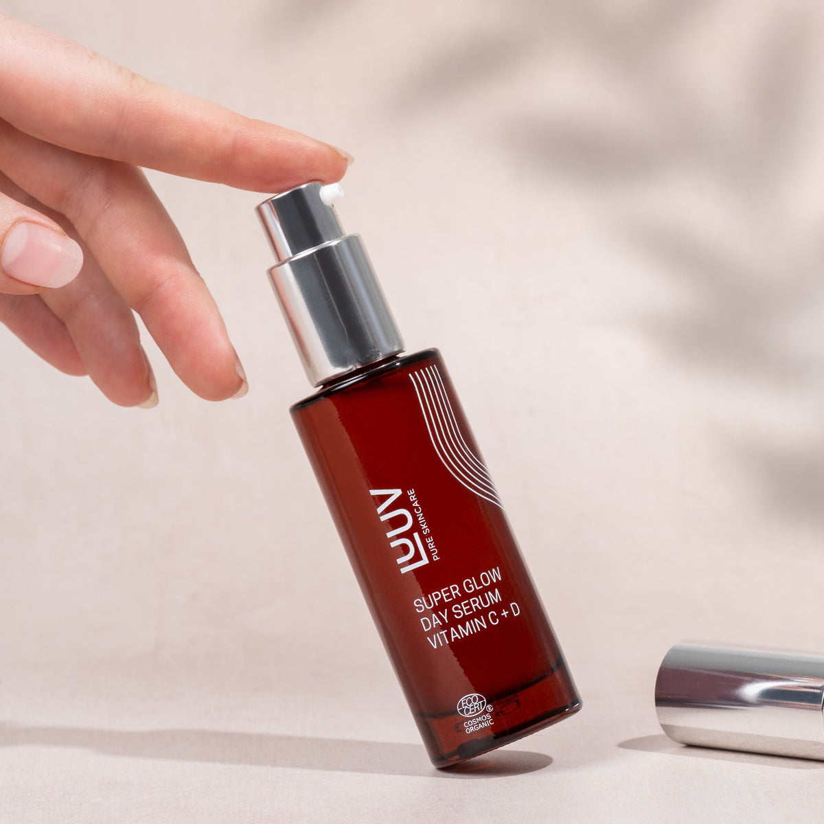 LUUV Glow-Routine: Vitamin-C-Toner + Serum + Tagescreme + Augencreme