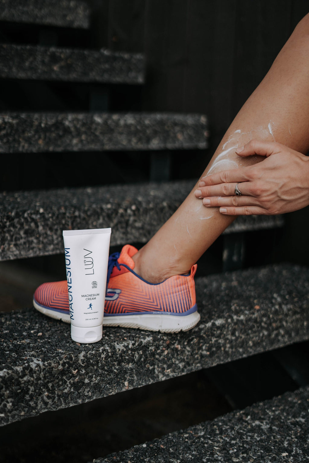 Magnesium Cream COSMOS — lifestyle product photography