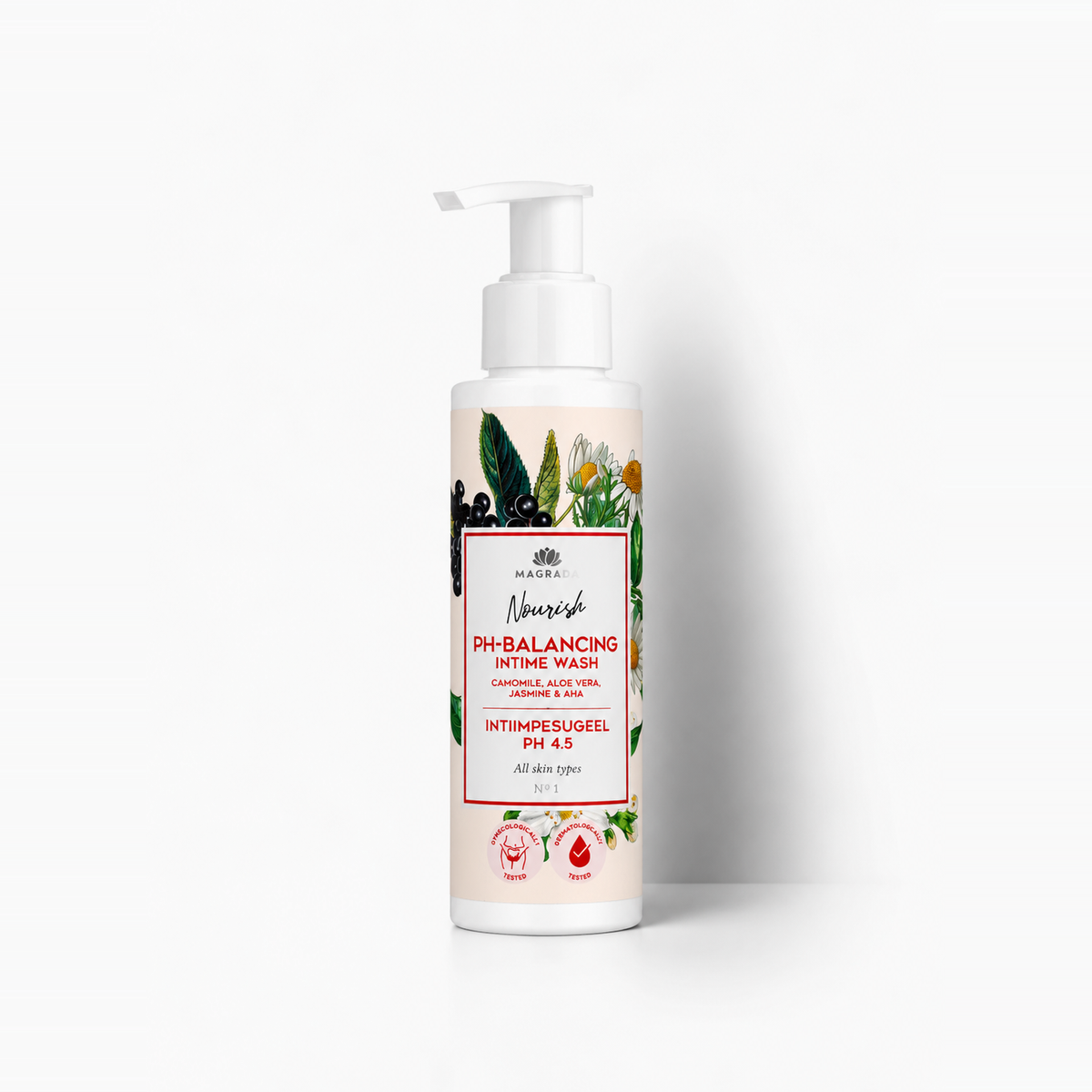 Magrada Intim-Waschgel mit Kamille, Aloe Vera und AHA-Säuren, pH 4,5