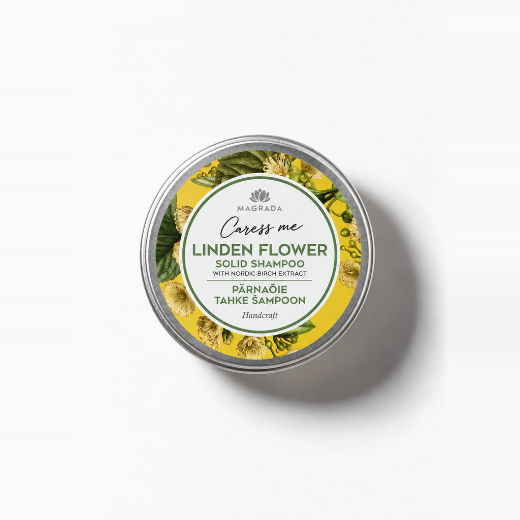 Magrada Solid Linden Flower Shampoo With Nordic Birch Extract