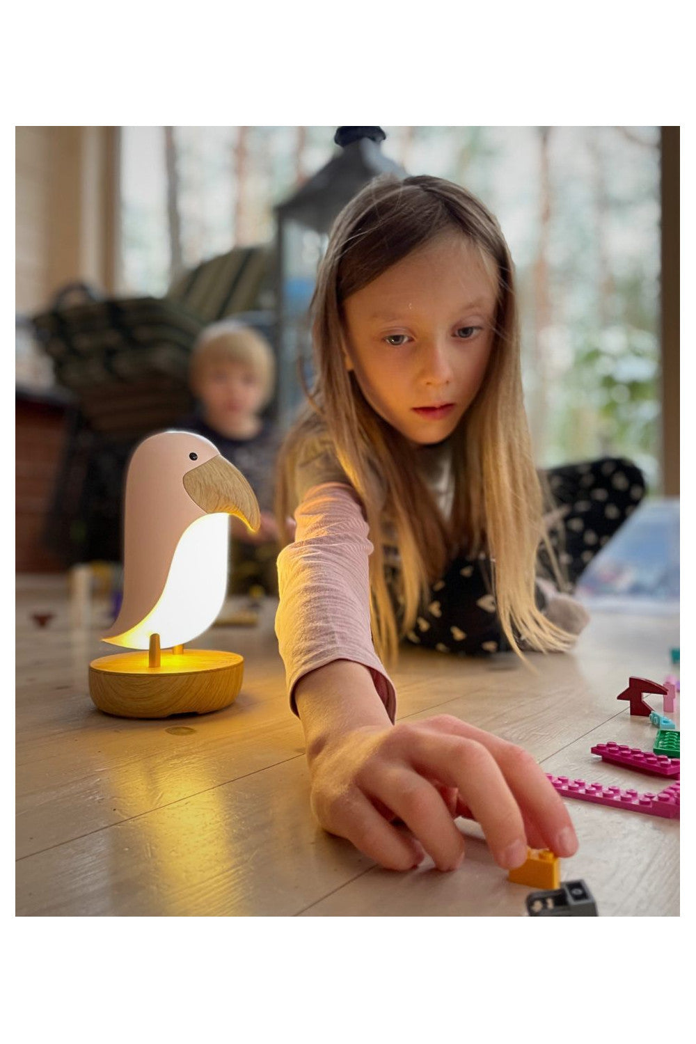 Vogel-Nachtlampe mit Bluetooth-Lautsprecher