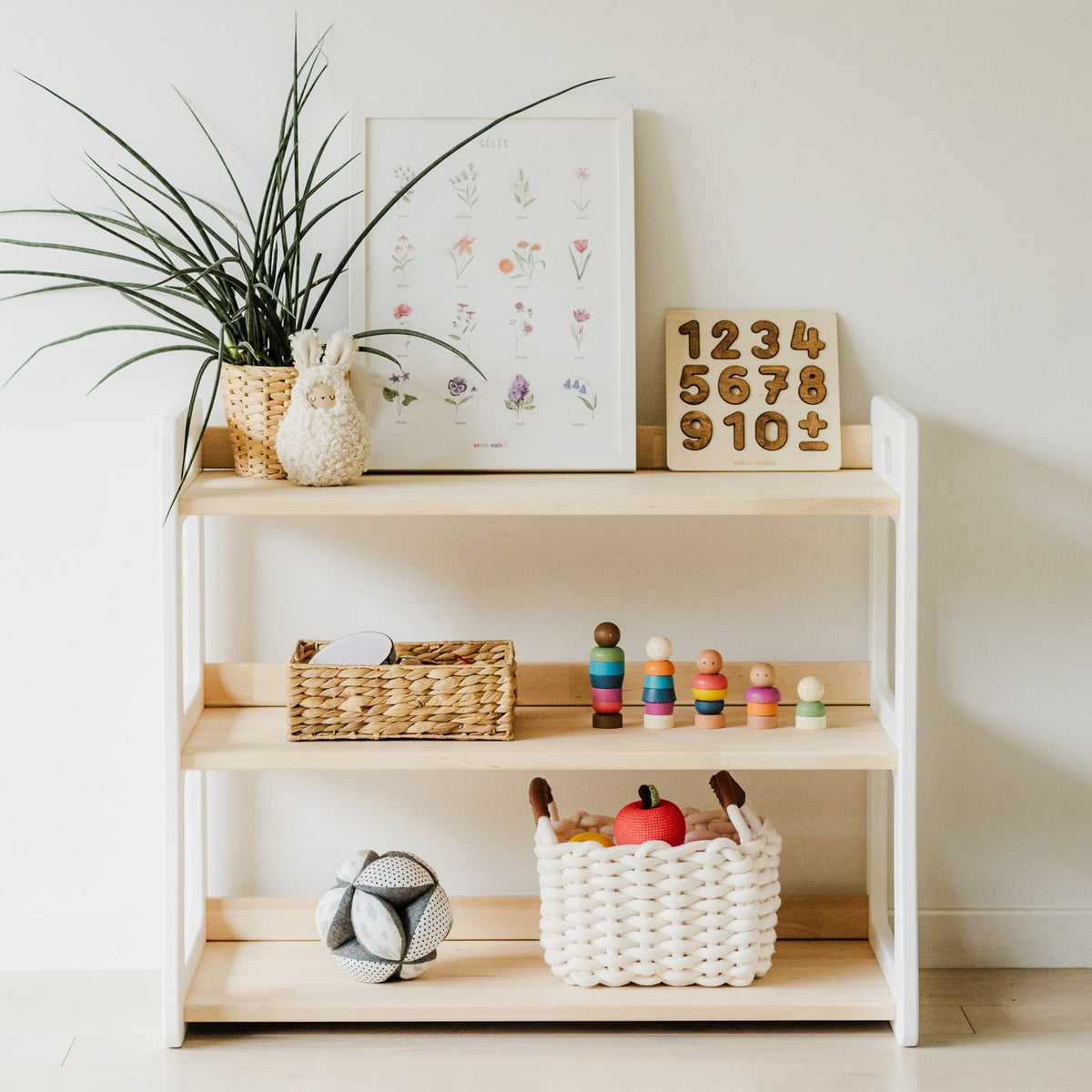 Montessori-Spielzeugregal Maxi
