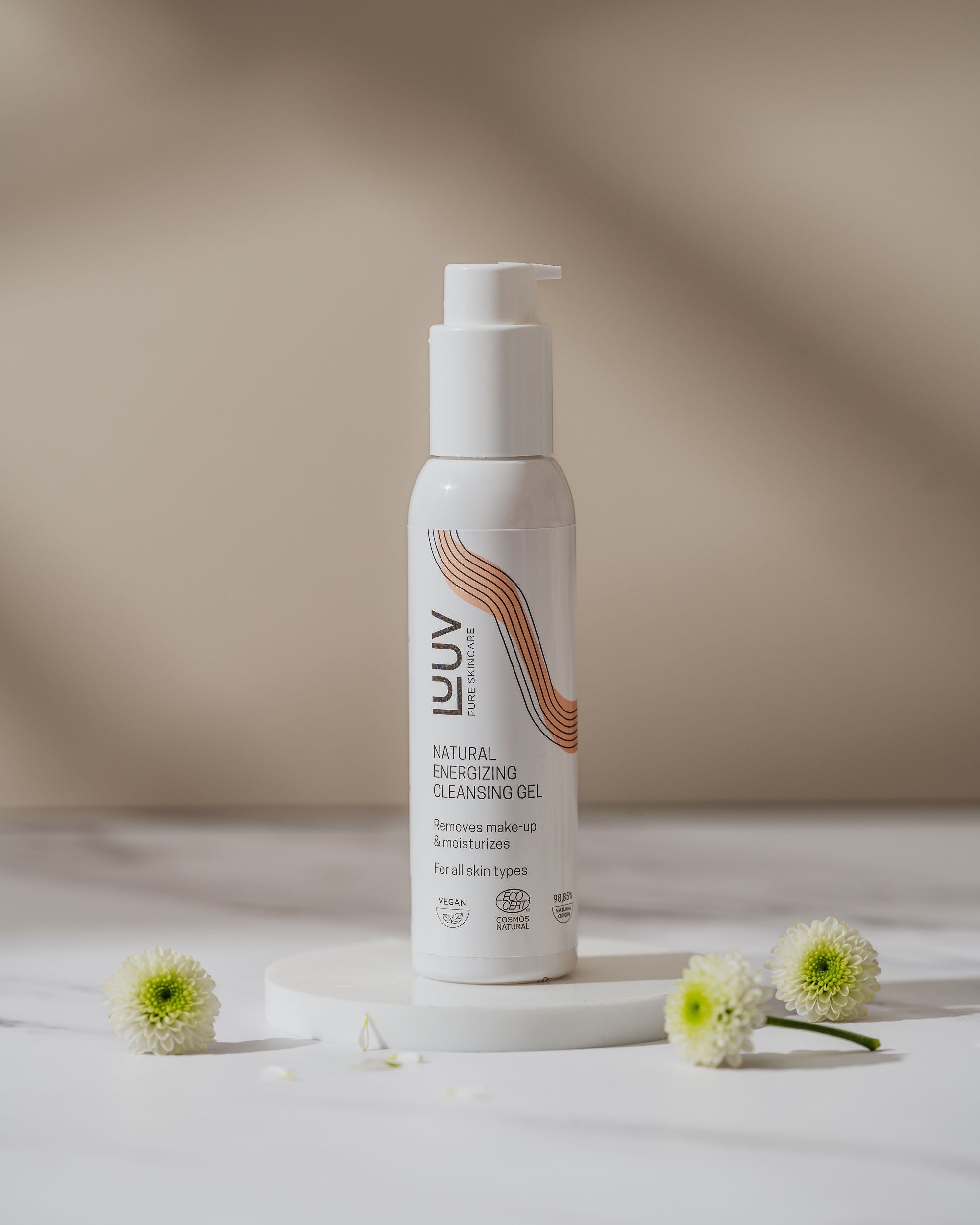 Natural Energizing Cleansing Gel — product packaging front detail