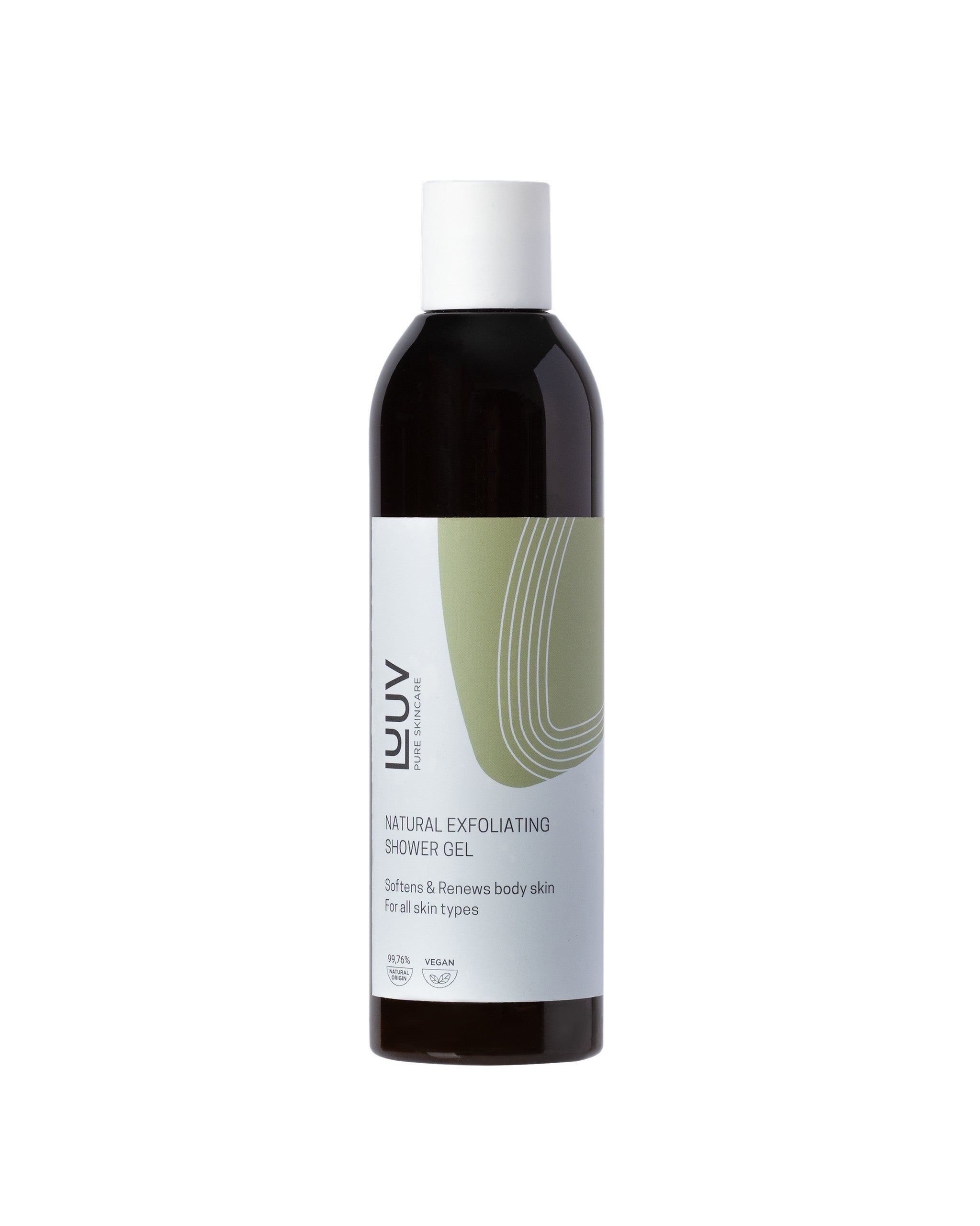 Natural Exfoliating Shower Gel — main product view on white background