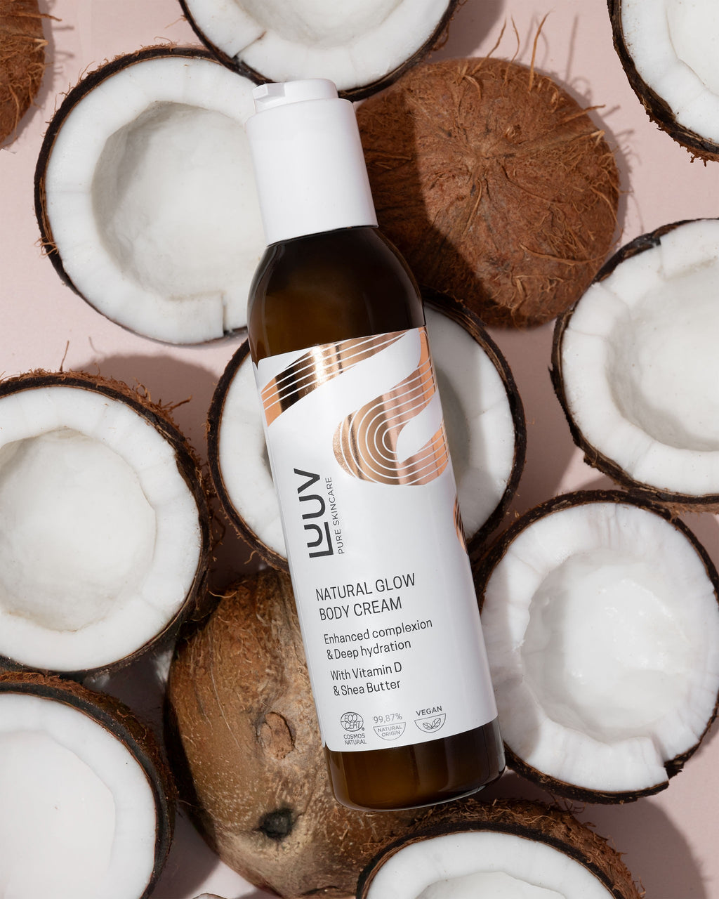 Natural Glow Body Cream COSMOS — product packaging front detail