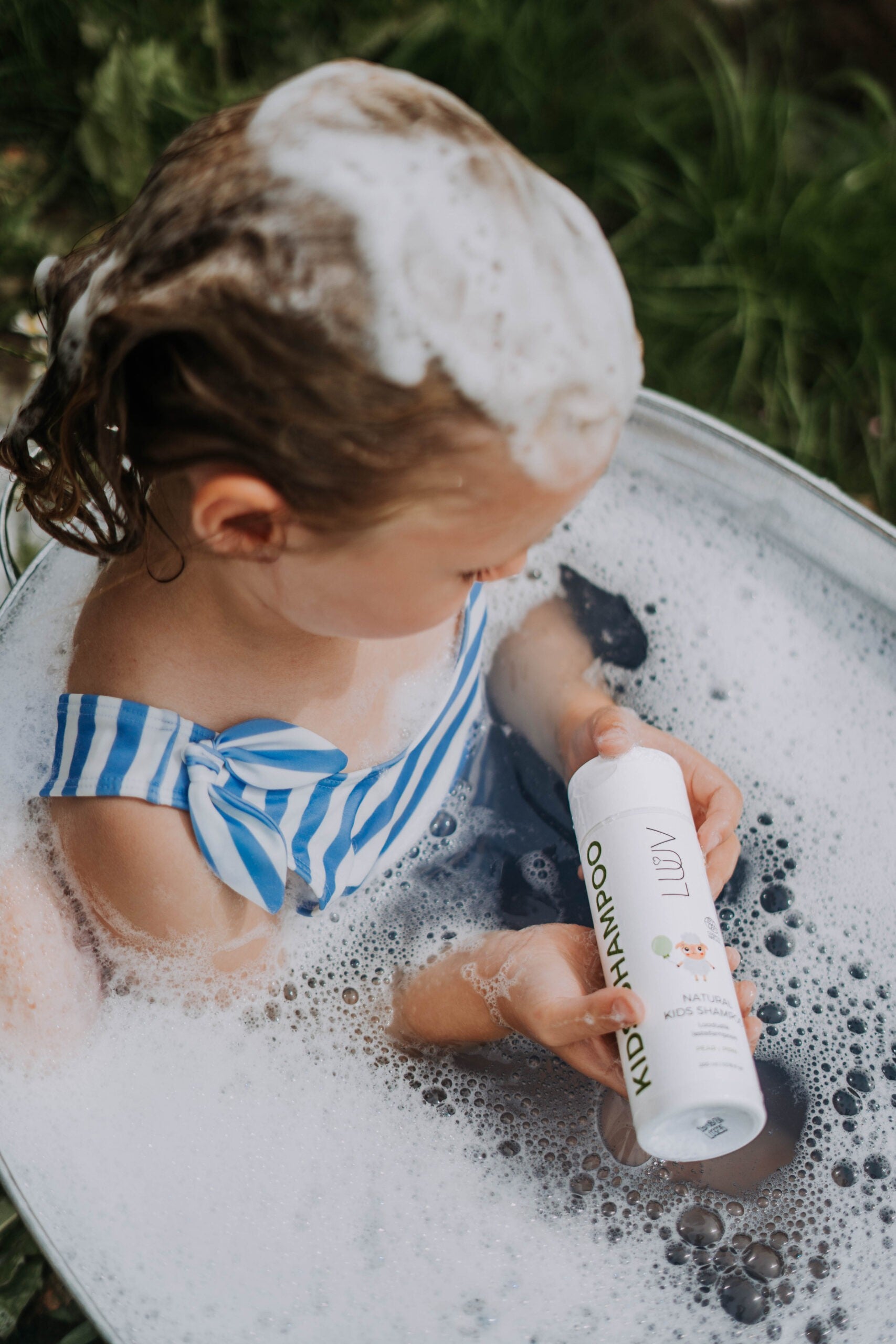 Natural Kid's Shampoo Pear COSMOS — ingredients and label detail