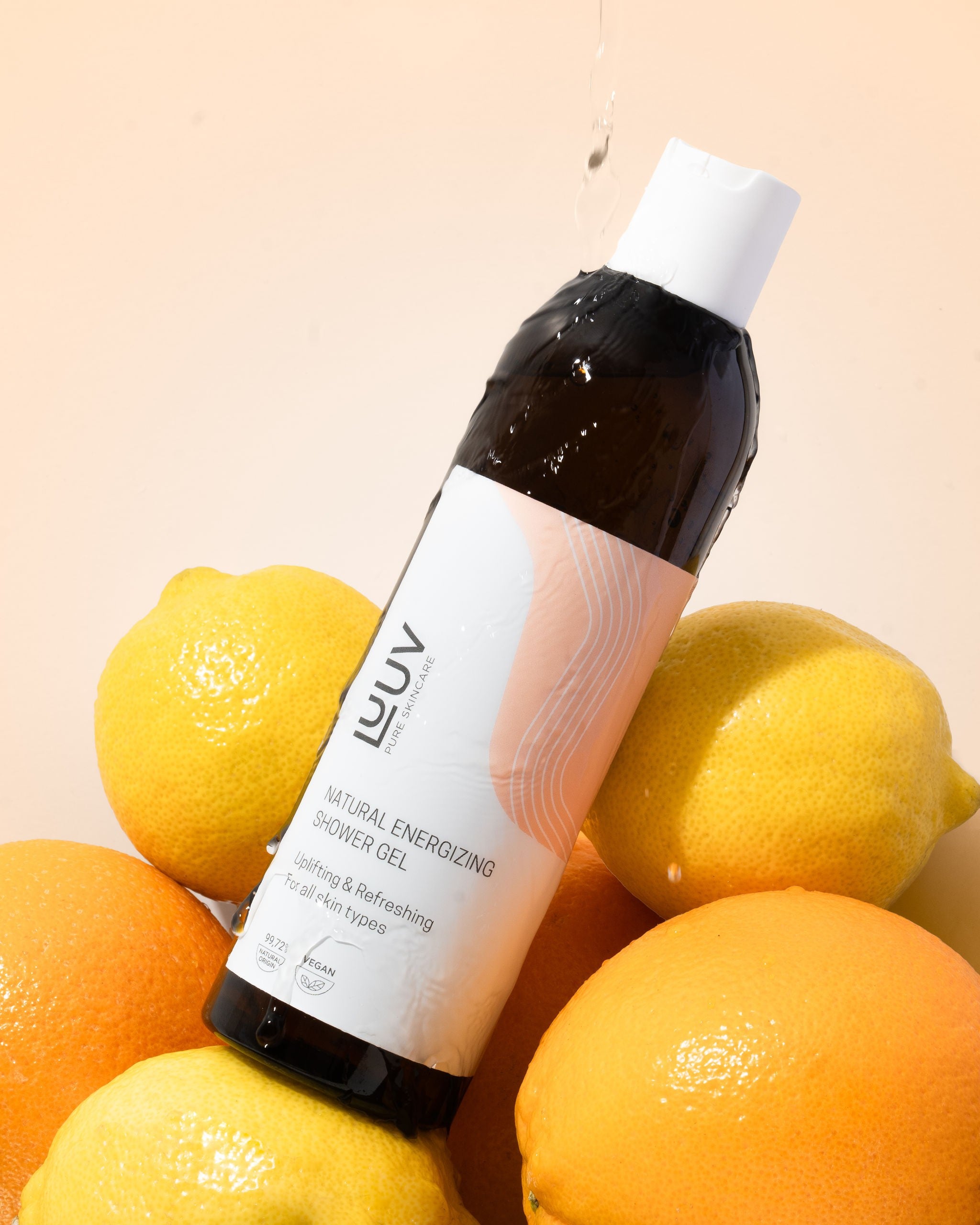 Natural Refreshing Carrot Shower Gel — product packaging front detail