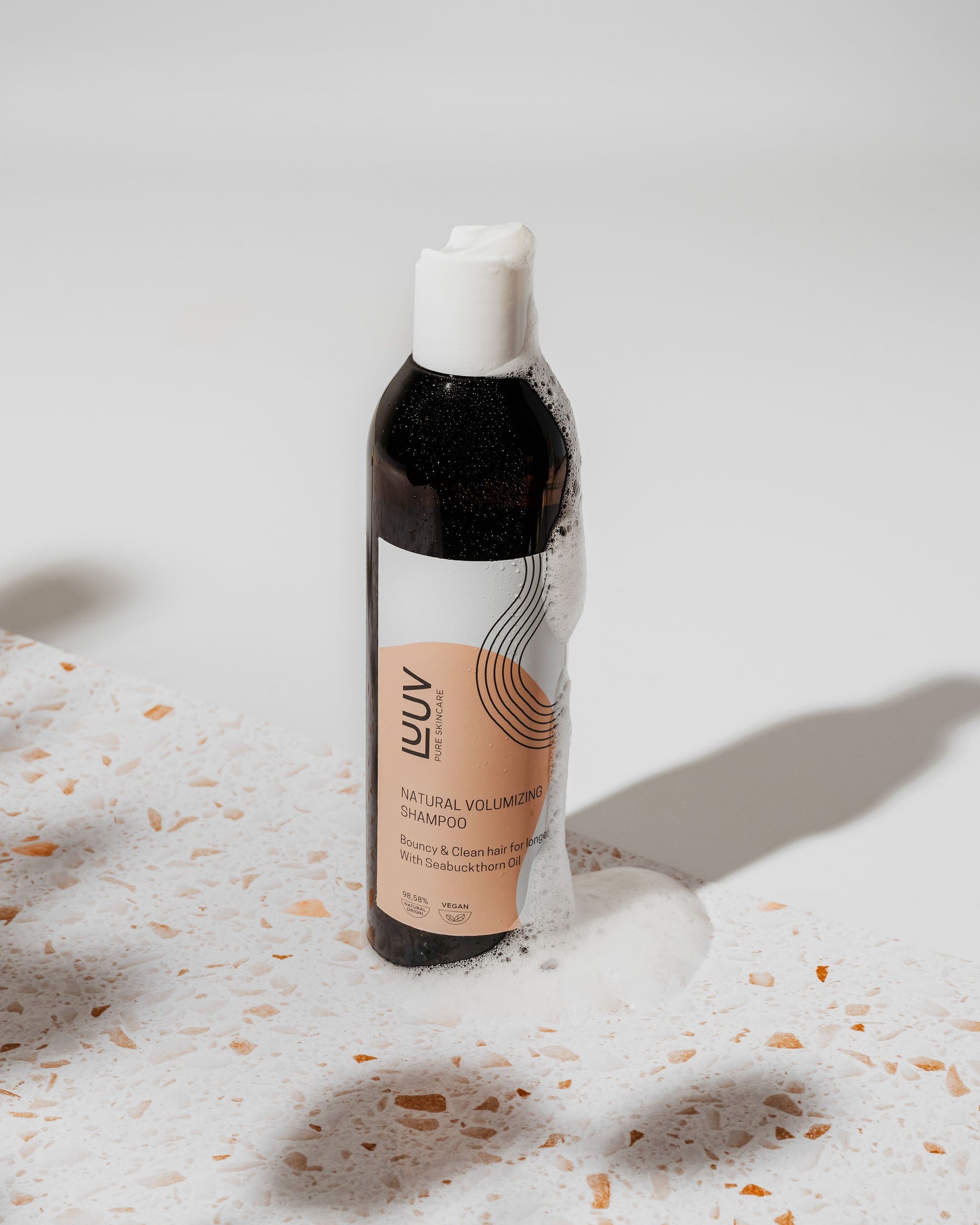 Natural Sea Buckthorn Shampoo and Conditioner Set — main product view on white background