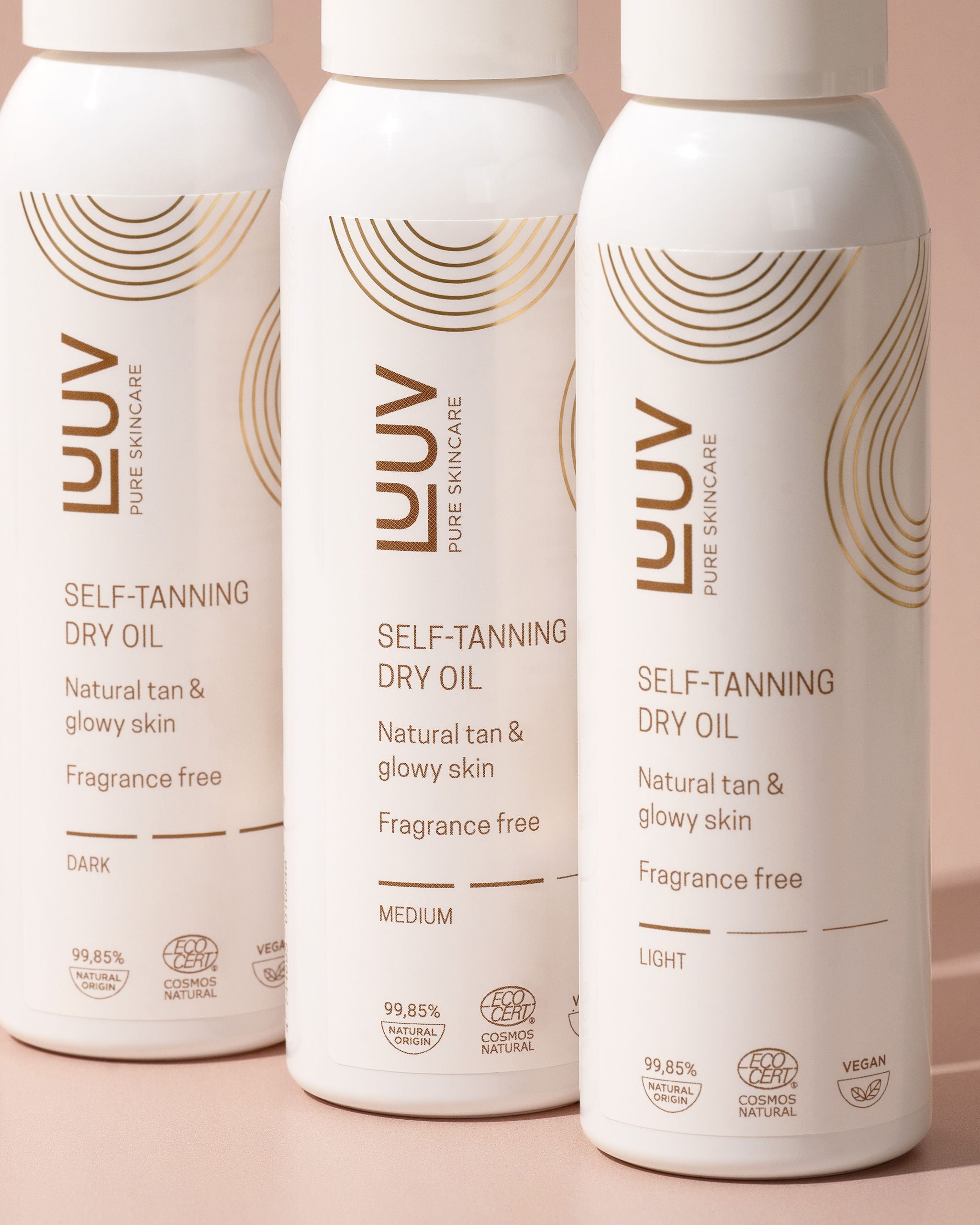 Natural Self Tanning Dry Oil Dark COSMOS — product packaging front detail