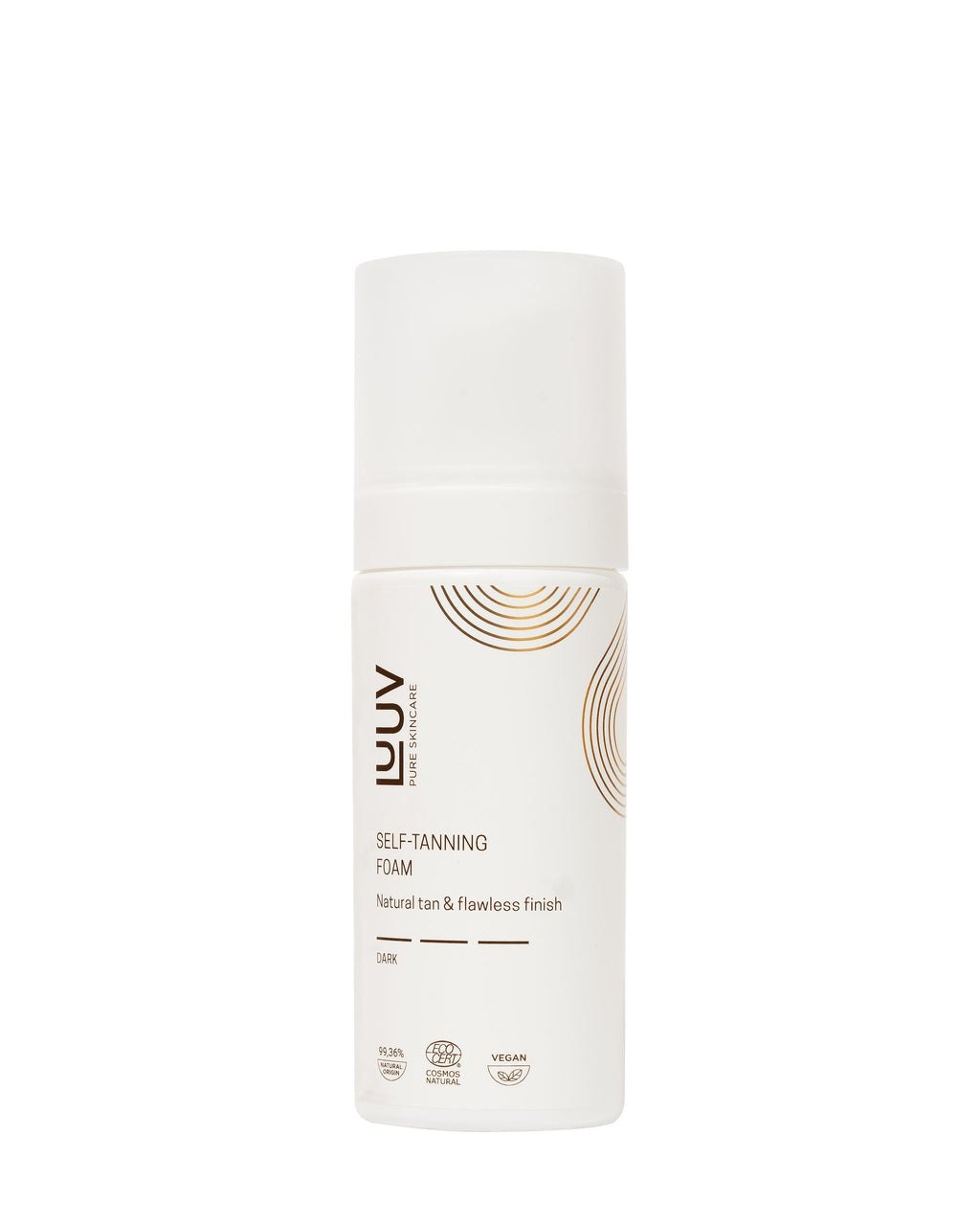 Natural Self Tanning Foam Dark COSMOS — main product view on white background