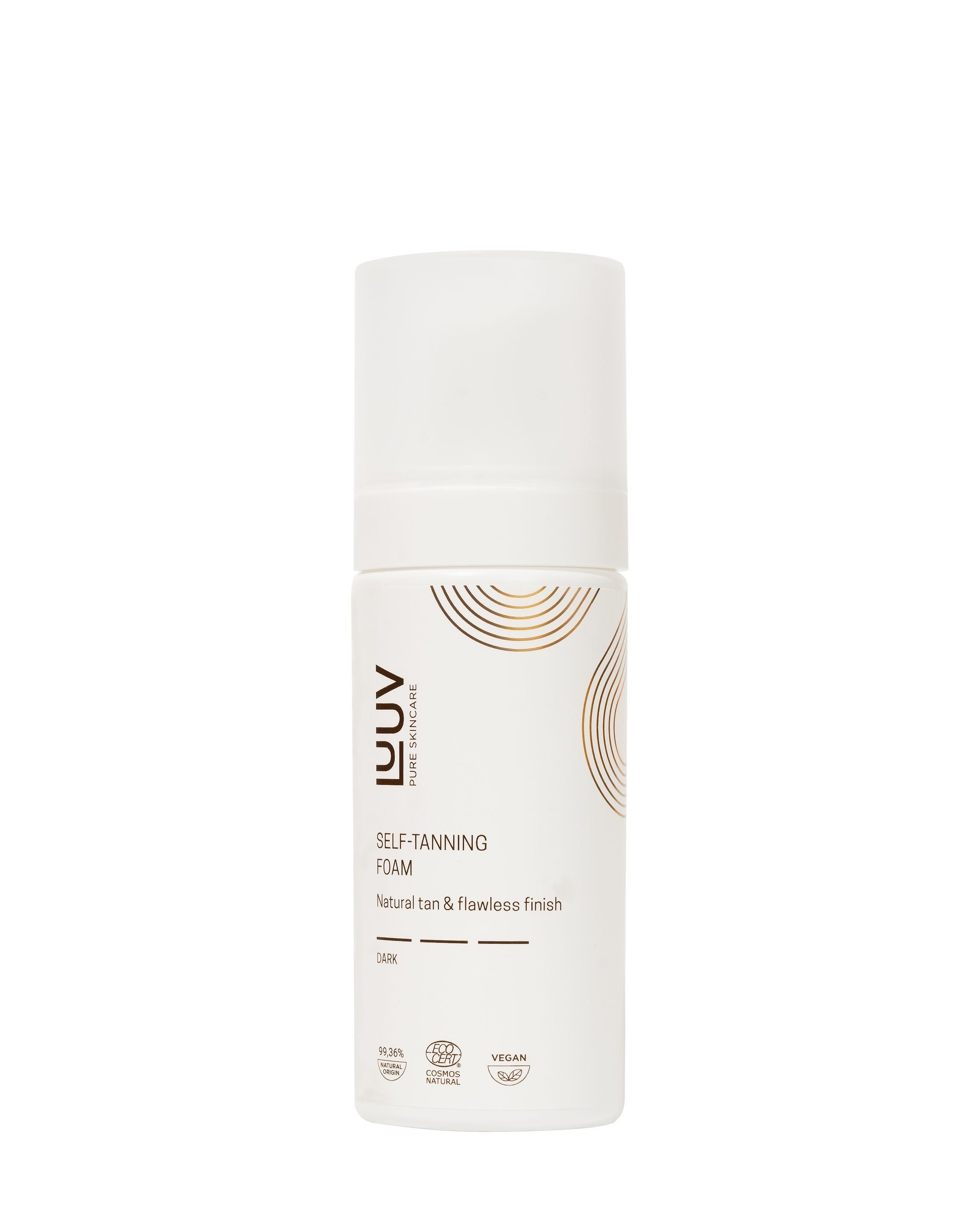 Natural Self Tanning Foam Dark COSMOS — main product view on white background