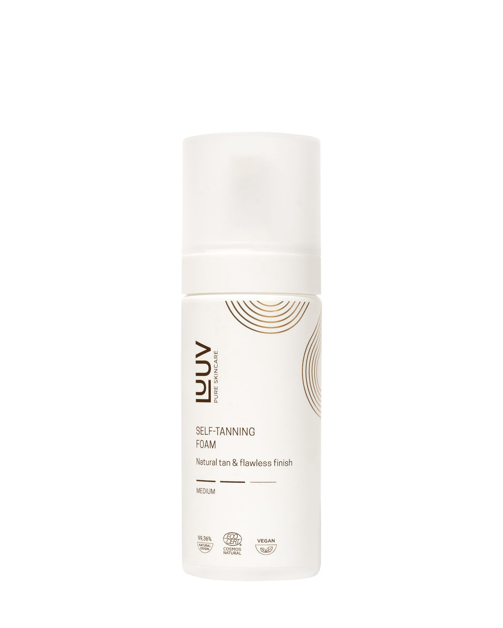 Natural Self Tanning Foam Medium COSMOS — main product view on white background