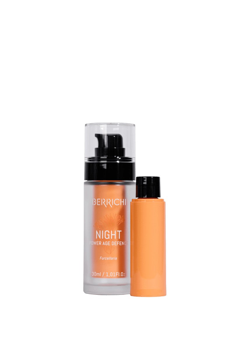 Night Cream NIGHT with replaceable refill bottle — product packaging front detail