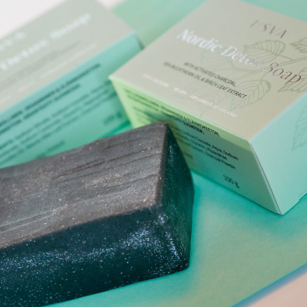 Nordic Detox Soap — lifestyle product photography