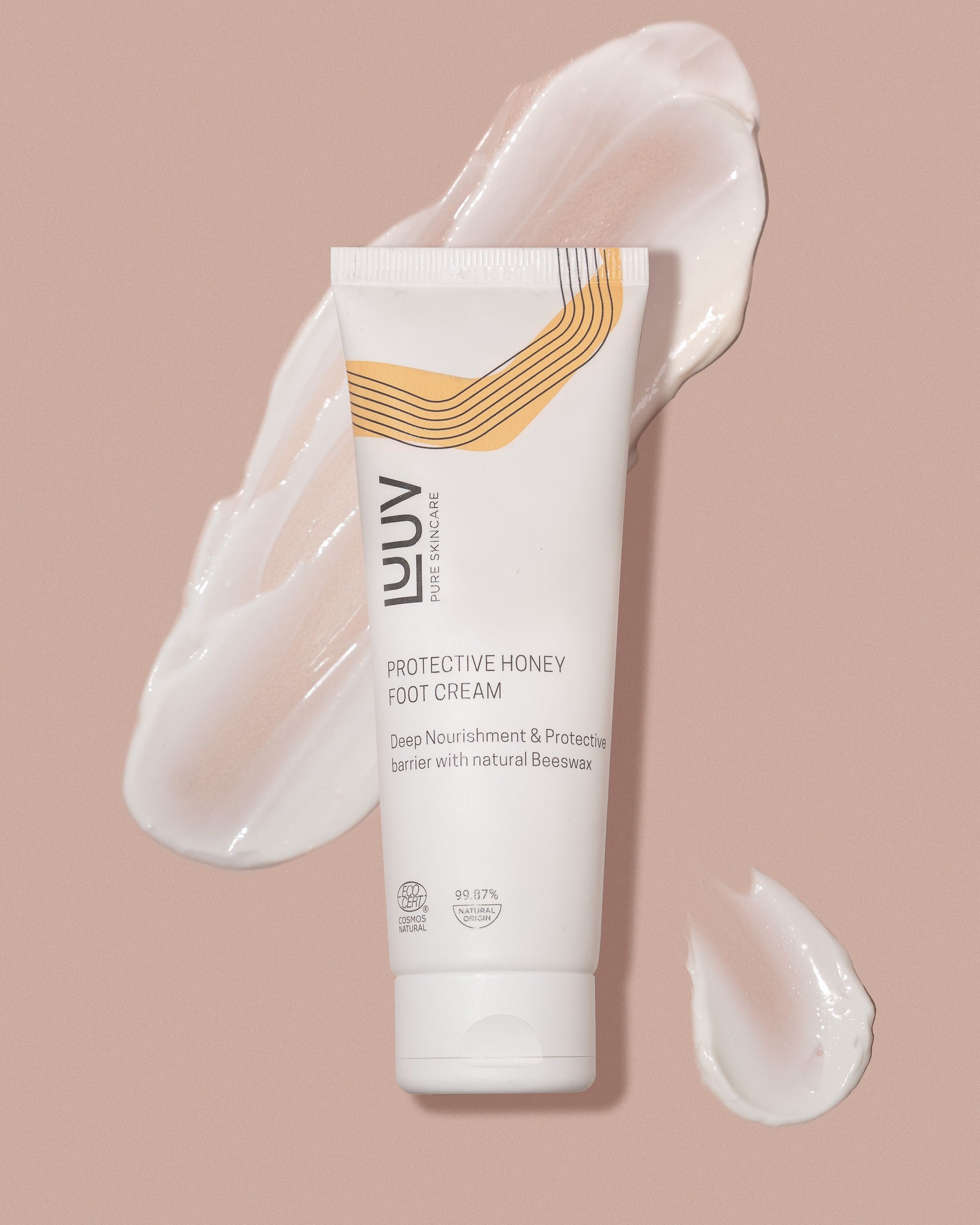 Nourishing Honey Foot Cream COSMOS — product packaging front detail