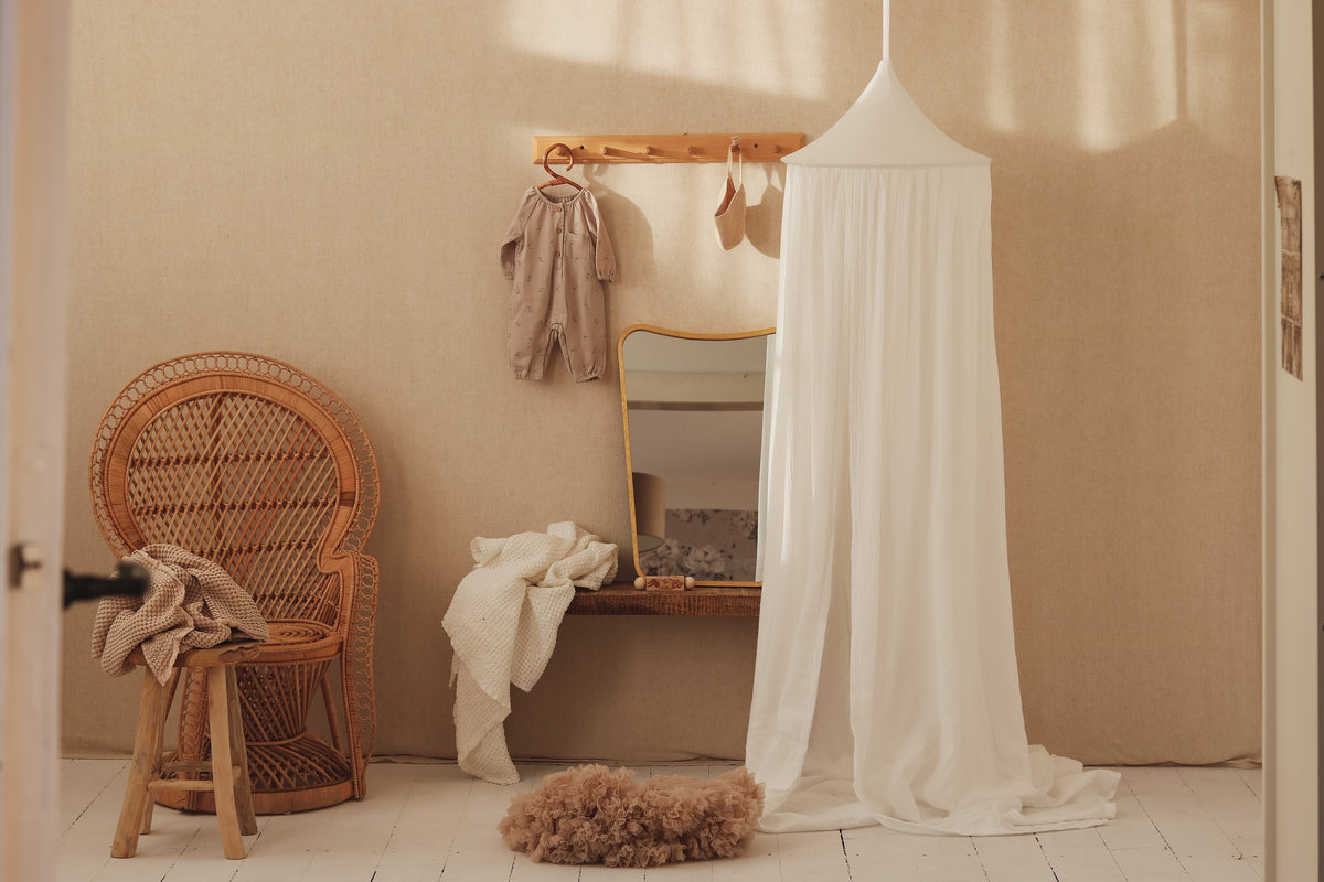 Baumwoll-Baldachin – Creme
