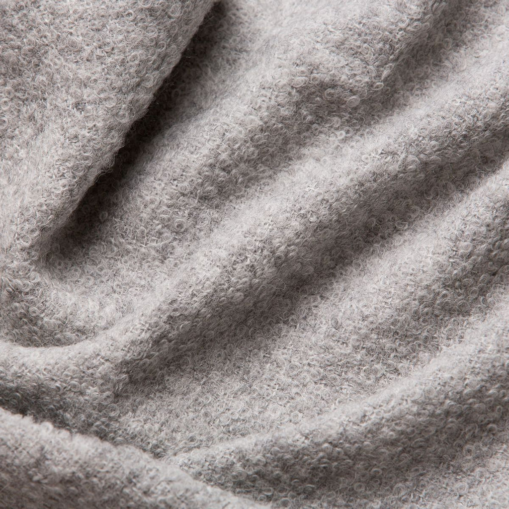 Luxurious Superfine Alpaca Wool Bouclé Throw