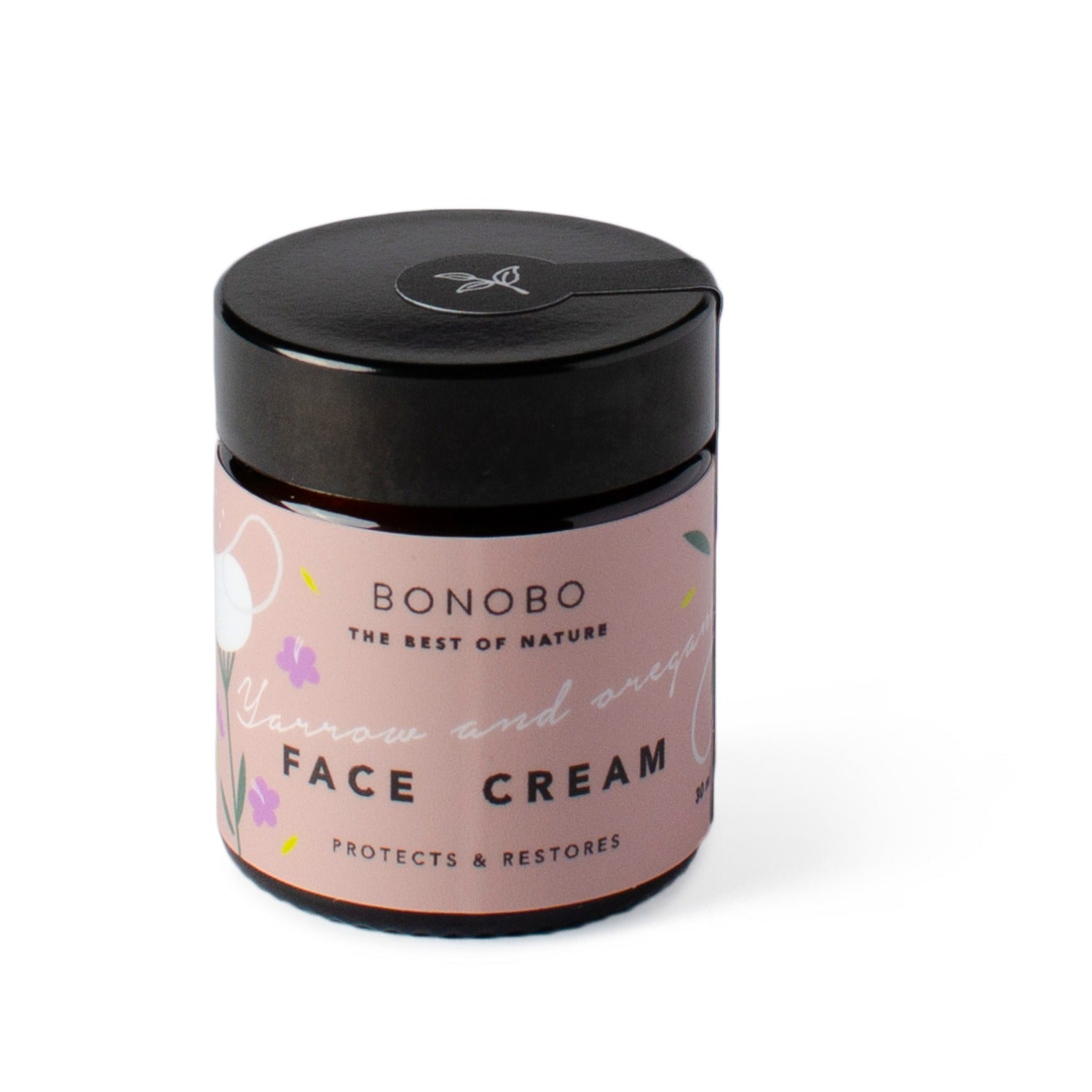 Yarrow & Oregano Face Cream / Protects & Restores — product texture and application