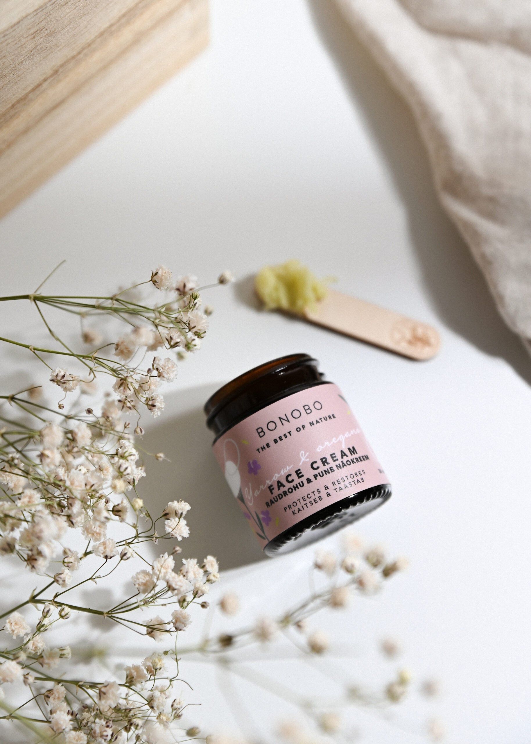 Yarrow & Oregano Face Cream / Protects & Restores — lifestyle product photography