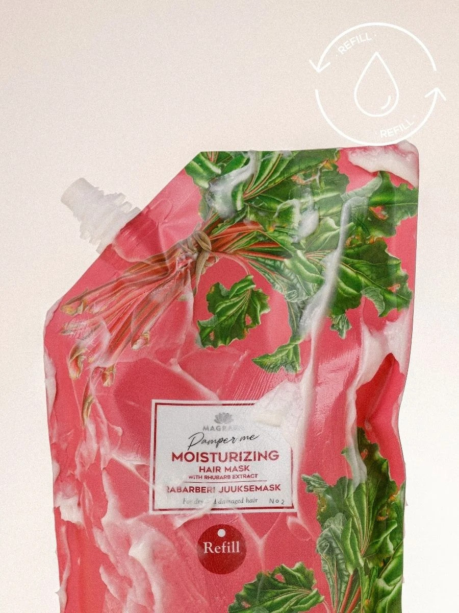 REFILL for Rhubarb Hair Mask With Castor Oil - 500 ml