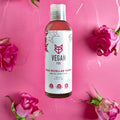 Rose Micellar Water — lifestyle product photography