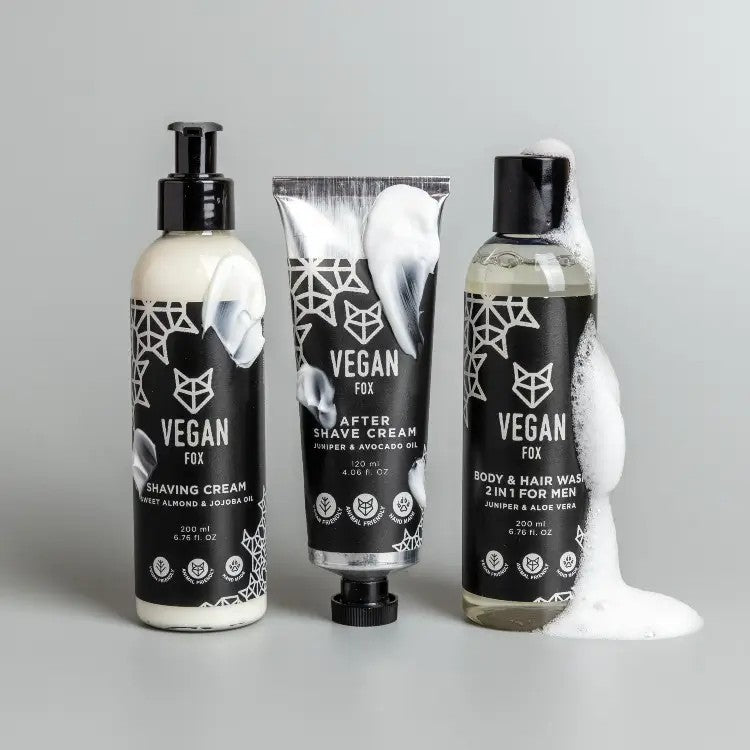 Shaving Cream For Men — ingredients and label detail