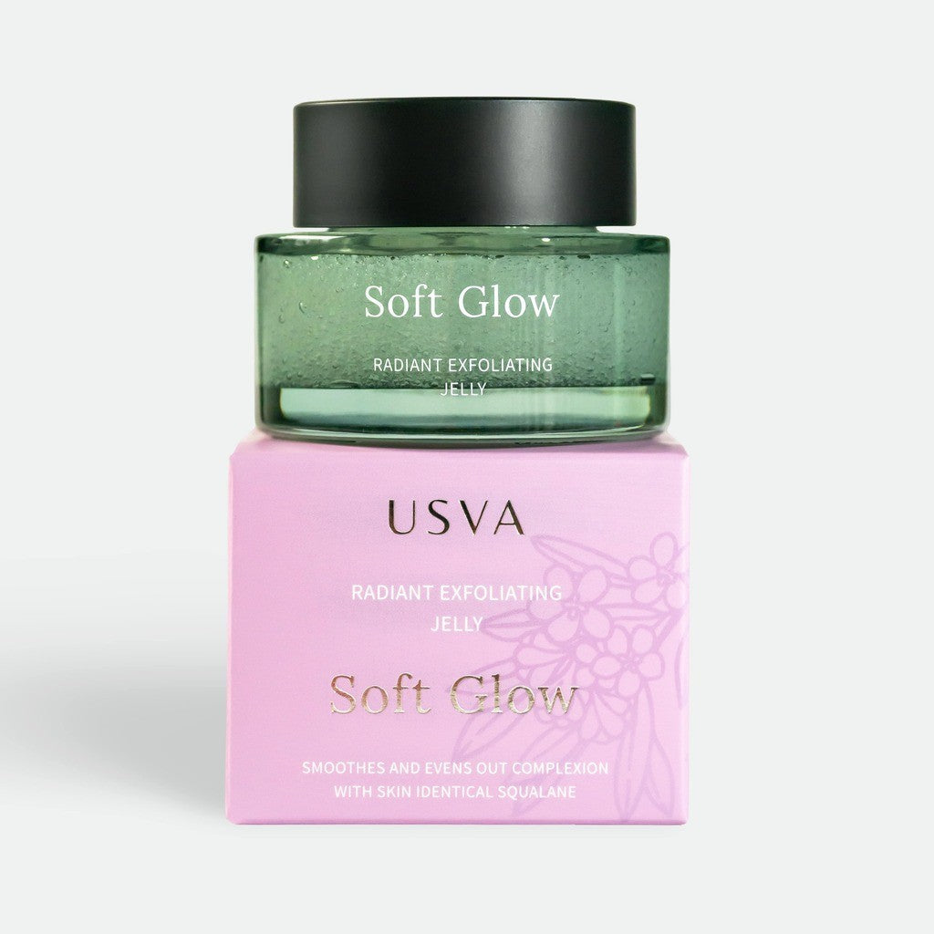 Soft Glow Radiant Exfoliating Jelly — lifestyle product photography