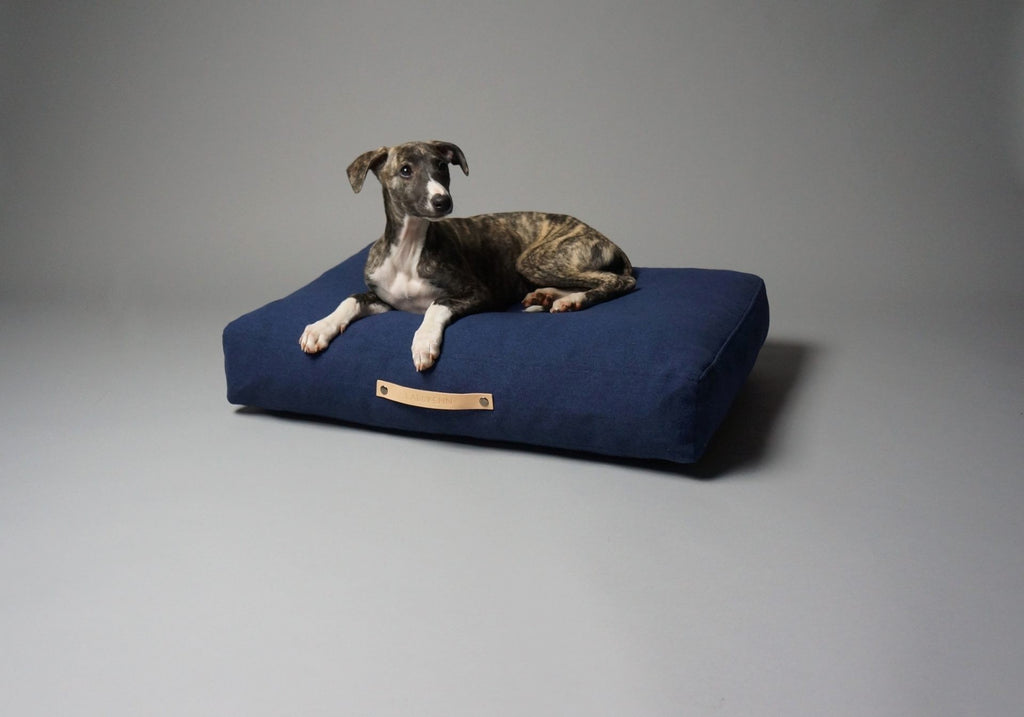 Stockholm Cushion in navy blue