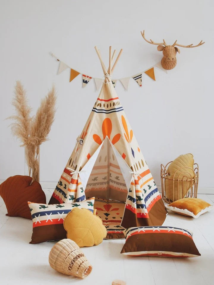 Teepee Tent with Mat - Native Vibe