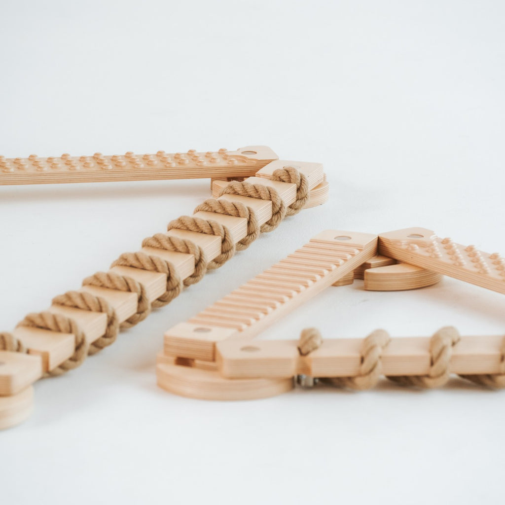 TipiToo® Small Balance Beam 3-Piece Set – Jute Rope