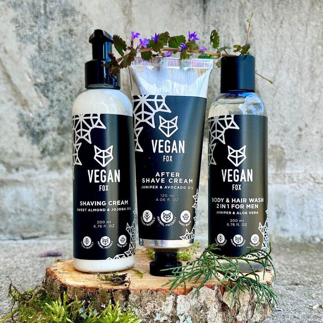 Vegan Fox Körper- und Gesichts-Set für Herren