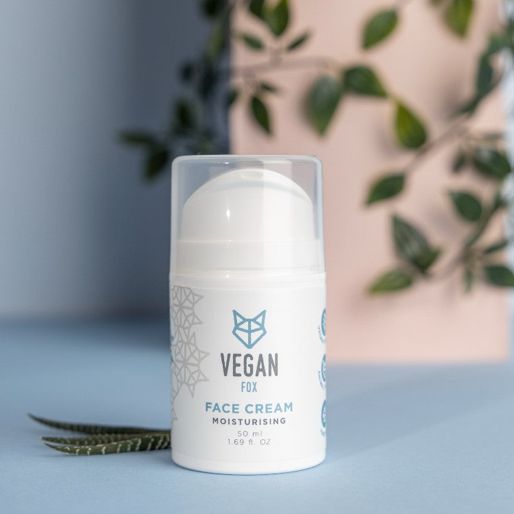 Moisturising Face Cream — ingredients and label detail