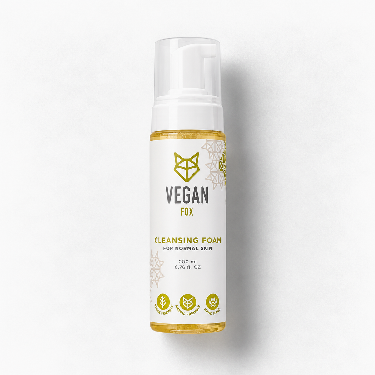 Vegan Fox Reinigungsschaum für normale Haut, 200ml