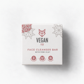 Vegan Fox Face Cleanser Bar With Pink Clay, 50g — product thumbnail on light background