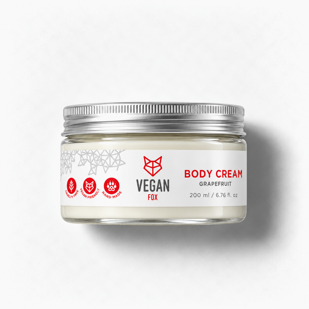 Vegan Fox Grapefruit Körpercreme, 200g