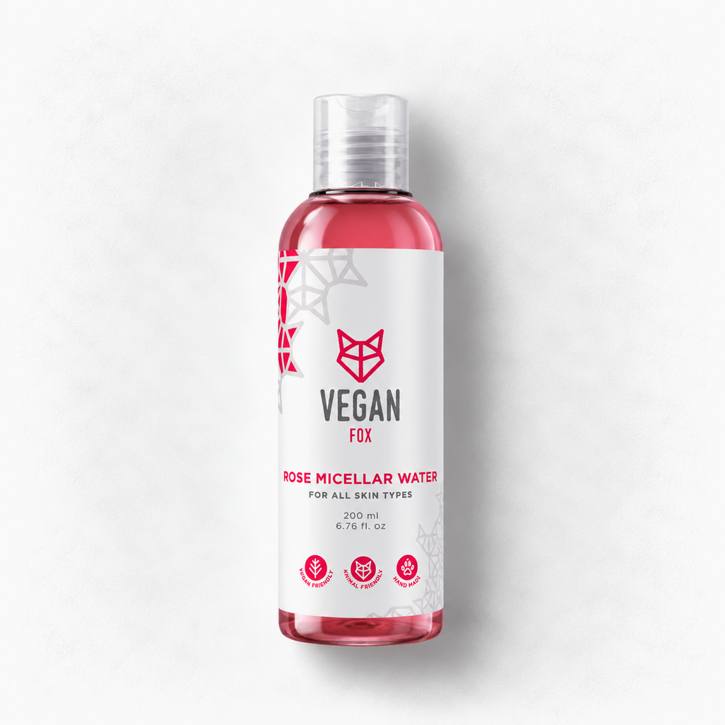 Vegan Fox Rose Micellar Water, 200 ml — product thumbnail on light background