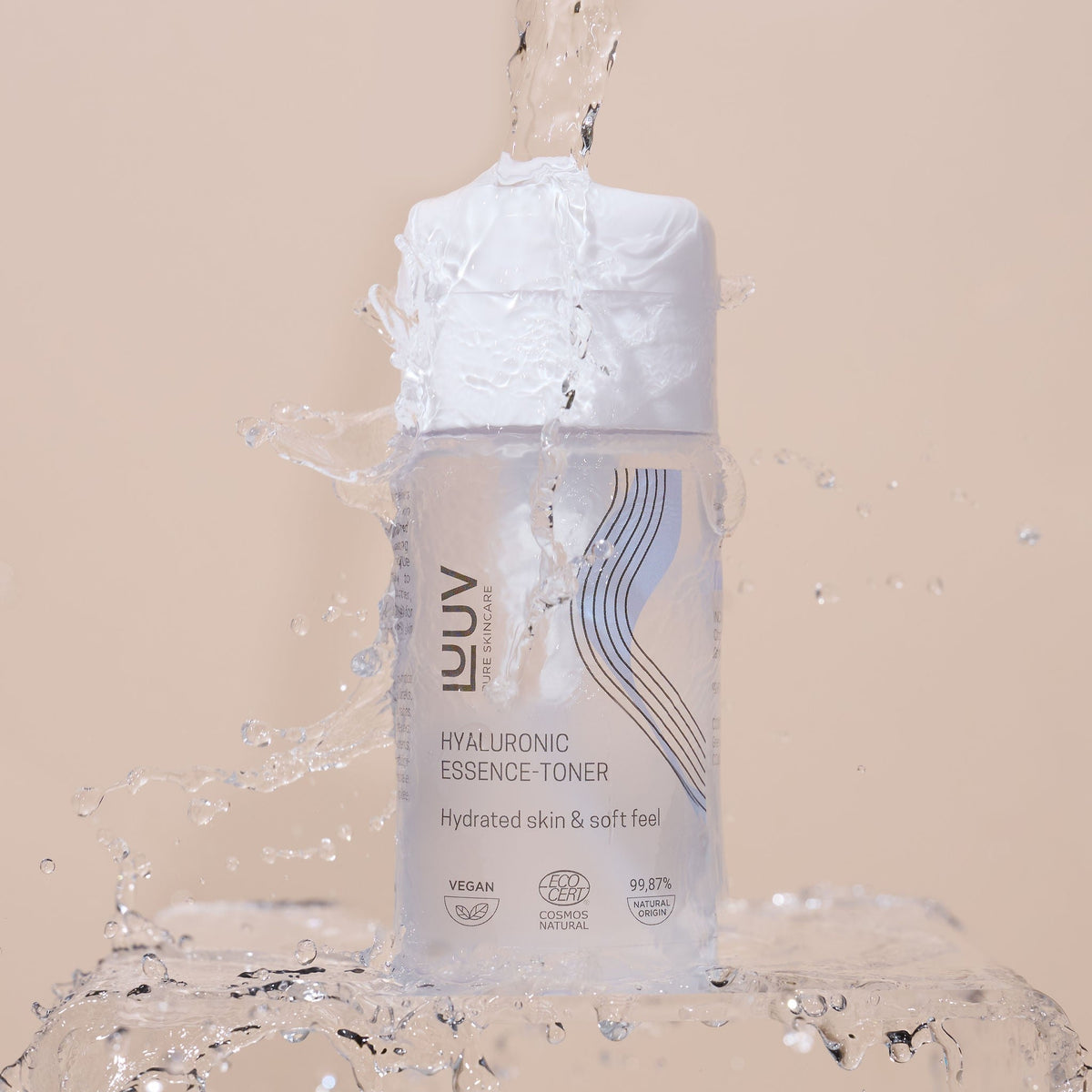 LUUV BioLift Komplett-Routine: Hyaluron-Toner + Serum + Creme + Augencreme