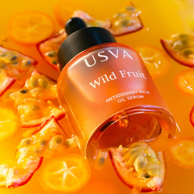 Wild Fruit Antioxidant Rich Oil Serum — product texture and application